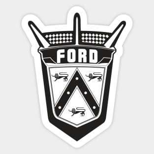 Fifties Ford V8 Sticker